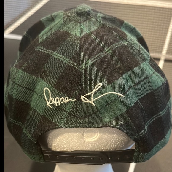 Monkey Sport Embroidered Plaid Baseball hat - Picture 5 of 6